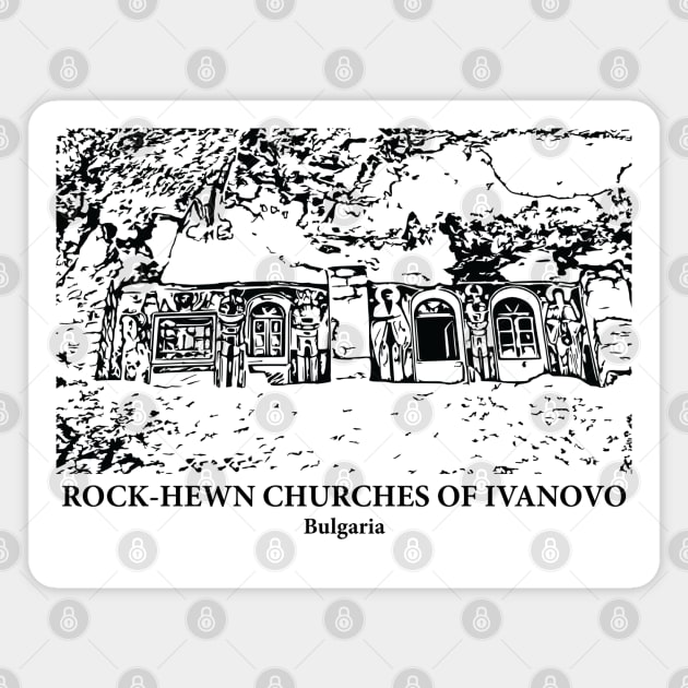 Rock-Hewn Churches of Ivanovo - Bulgaria Magnet by Lakeric